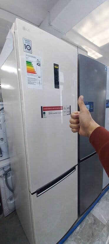 холодильники большие: Холодильник LG, Новый, Side-By-Side (двухдверный), No frost, 60 * 203 * 60, С рассрочкой — 16