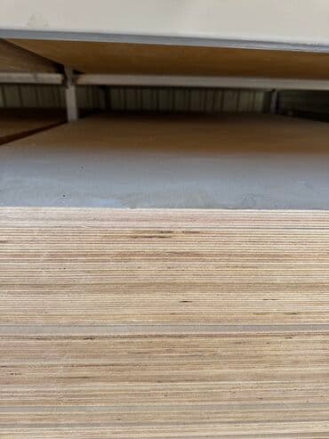 Фанера, Шлифованные, Для строительства, Береза, Влагостойкая