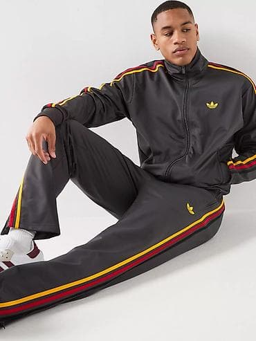 красивые вещи: Мужской спортивный костюм, M, Adidas, Новый, цвет - Серый, Самовывоз — 1