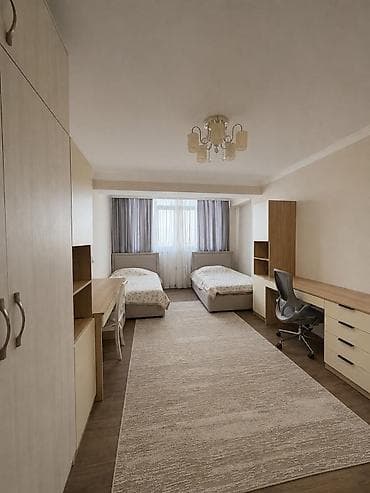 3 комнаты, 100 м², ул. Ахунбаева / Бакаева Элитка, 7 этаж, Евроремонт — 5