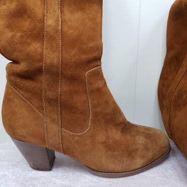 обувь для охоты: Продаю ботфорты из натуральной замшиевромех38р,в отличном — 2