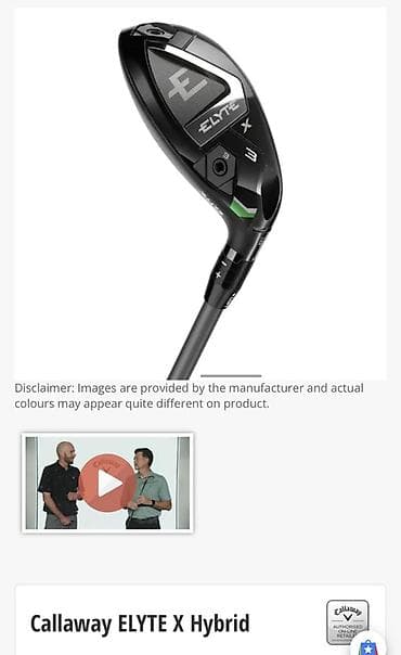 Спорт жана эс алуу: Callaway ELYTE X Hybrid # 5 Для гольфа. - Полу-дро полёт и — 6