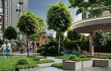 3: 3 комнаты, 137 м², ул. Чынгыз Айтматова Элитка, 12 этаж, ПСО (под самоотделку) — 2