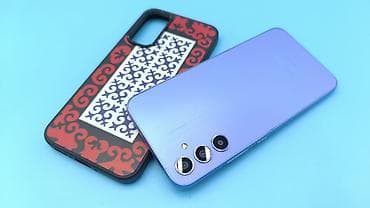 Техника и электроника: Samsung Galaxy A34 5G, Б/у, 256 ГБ, цвет - Фиолетовый, 2 SIM — 1