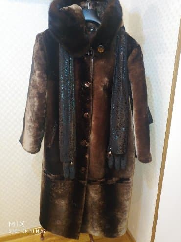 Распродажа!Мутон новое,воротник норка. Размер 54 Связи ракрытием