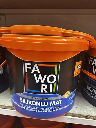 Краска для внутренних работ Fawori Silicone Matt (Silikonlu Mat) -