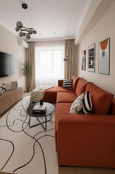 2 комнаты, 73 м², Элитка, 4 этаж, Дизайнерский ремонт