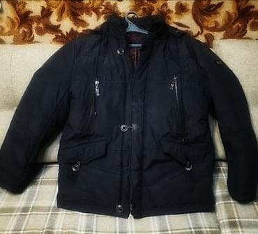 куртка бу мужская: Мужская куртка, 2XL, Б/у, цвет - Синий, Самовывоз — 2