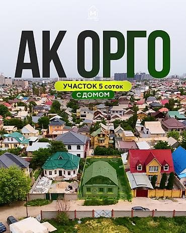 🏡 Продаётся участок с домом в Ак Орго 📍 Улица Хан Тенир 21 📐 Площадь