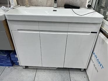 Дом и сад: Тумба с умывальником для ванной комнаты комплект 29500 - Размер — 9