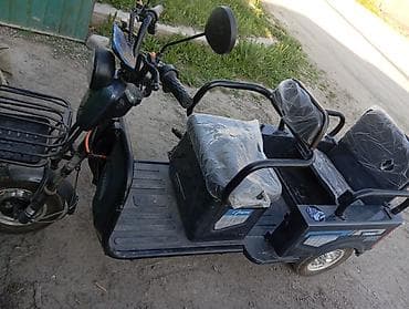 трехколесные мотоциклы: Электрический трёхколёсный скутер-трицикл /рикша для пассажиров и — 2