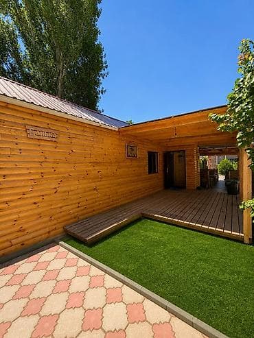 Баня на дровах + караоке для отдыха с террасой на И-К в с at lalafo.kg Баня на дровах + караоке для отдыха с террасой на И-К в с