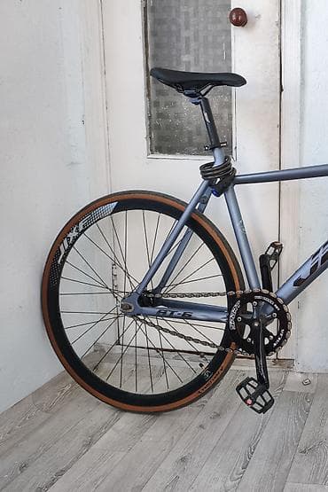 fixed gear: Шоссейный велосипед, Рама M (156 - 178 см), Б/у — 2