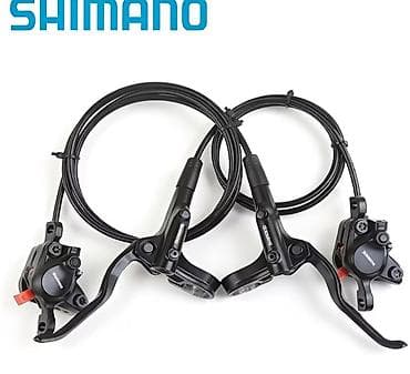 кама: Гидравлические дисковые тормоза Shimano (комплект передний + задний) — 1