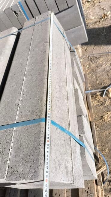 брусчатка бишкек дом брусчатки'' тротуарная плитка бордюры бишкек: Дорожный бордюр, Прессованный, Бетонный, Новый — 2