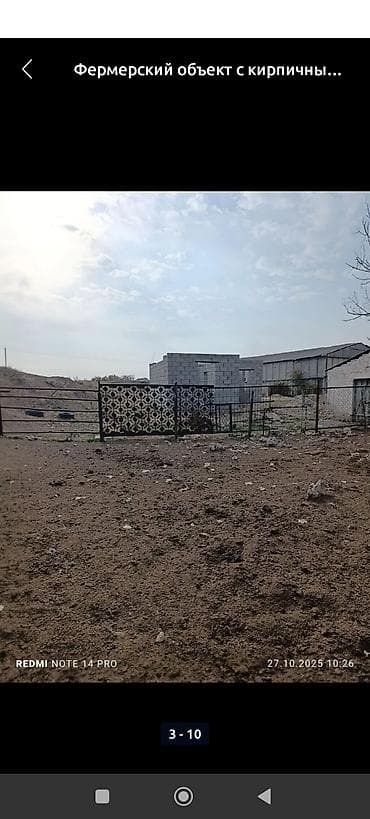 Коммерциялык кыймылсыз мүлктү ижарага берүү: Фермерский объект с кирпичными постройками и открытыми навесами — 3