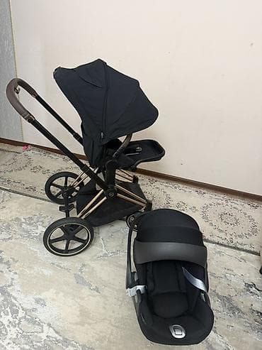 Коляски: Коляска, Cybex, цвет - Черный, Б/у, Бесплатная доставка — 1