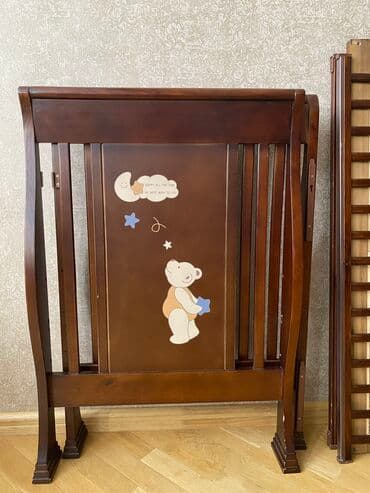 детская кровать 7 в 1: Польская кроватка в комплекте матрас наматрасник постельное — 3