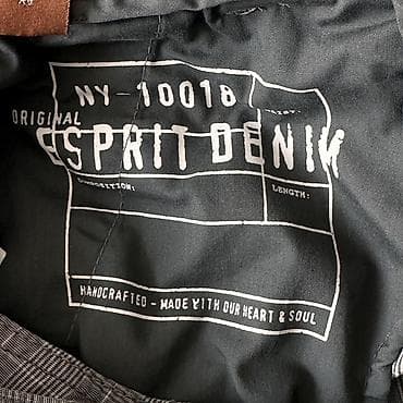 с кожомкул: Винтажные Мужские шорты-бермуды Esprit - Цвет: темно-серый с тонкой — 4