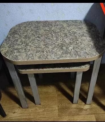 Пуфики: Продаю а) столик лофт (2шт) журнальный комплект 2 шт высота — 2