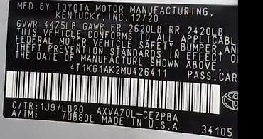 highlander 2012: Toyota Camry: 2020 г., 2.5 л, Автомат, Бензин, Седан — 6