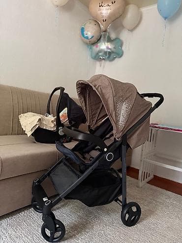 Коляскалар: Детская коляска-трансформер с автолюлькой (travel‑system) — 1