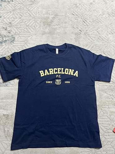 Футболка новая Barcelona F.C. - Цвет: темно‑синий - Материал: мягкий