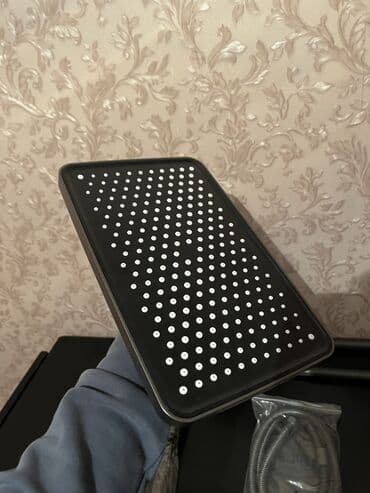 шкаф с большим зеркалом: Душевая стойка с верхним тропическим душем и смесителем — 2