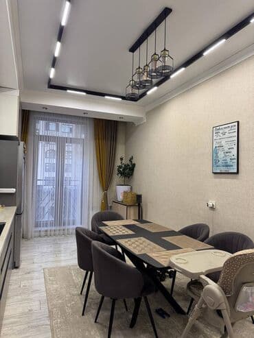 сдаю в аренду токмок: 3 комнаты, 98 м², Элитка, 3 этаж, Евроремонт — 3