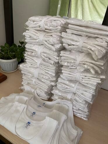 семейные трусы: Оптом майка школьный мальчиковый!!! Турция Без боковой шов!!! — 4