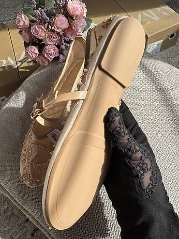 обувь для трекинга: Туфли, 35, 36, 37, Zara, Новый, цвет - Белый, Бесплатная доставка — 6