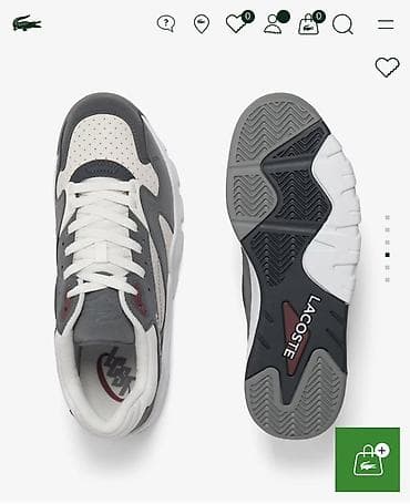 лакосте обувь: Мужские кроссовки, 41, Lacoste, Новый, цвет - Серый, Бесплатная доставка, Платная доставка, Самовывоз — 1