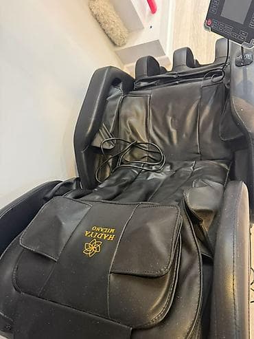 мебель гостиный: Массажное кресло, Б/у, Самовывоз, цвет - Черный — 4