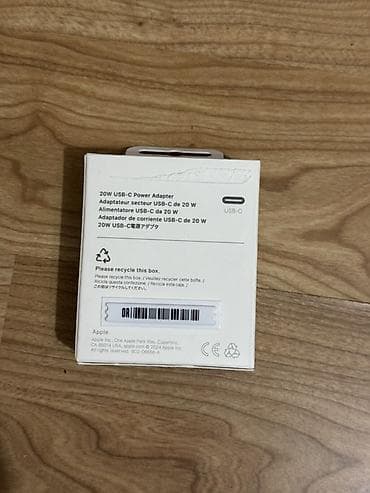 ош саат: Адаптер питания Apple USB‑C 20W + кабель в подарок 🎁 Оригинальный — 2