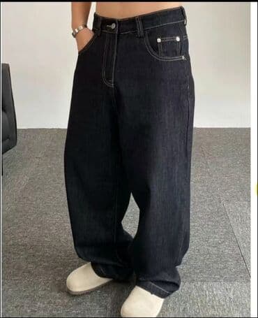 джинсы с мотней мужские: Мужские джинсы из плотного тёмно‑синего денима. Характеристики: - — 1