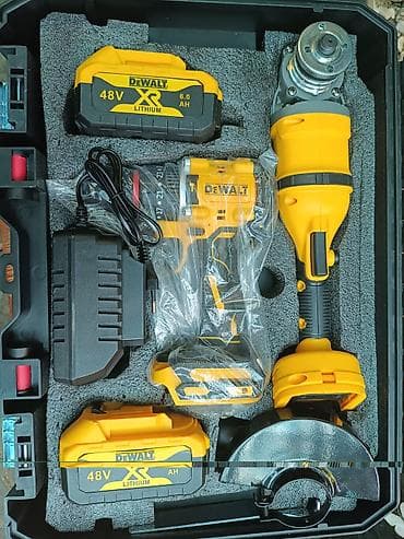 набор атверток: Набор аккумуляторного инструмента DEWALT в кейсе. Состав комплекта: - — 1