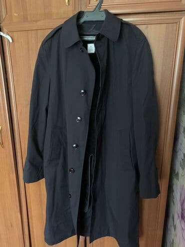 продаю в связи переездом: Муж пальто плащ, Корея размер L,новый отдам за 2000 — 3