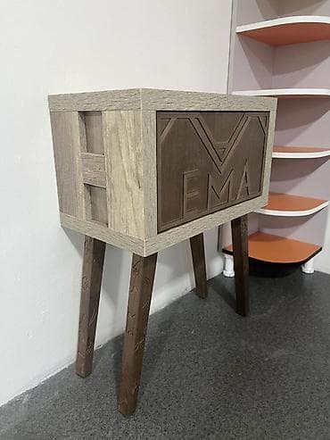 кормящий стол: Прикроватная тумба, Без зеркала, цвет - Коричневый, Дерево — 2