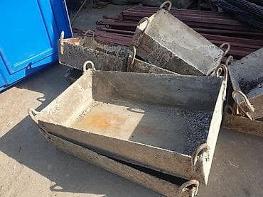 Инструменты: Корыто строительное с ушками Среднее Большое 100см×50см×25см — 1