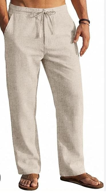 Рубашки: Мужские льняные брюки, размер: L-XL, бренд FIN (www.finwear.com). - — 4