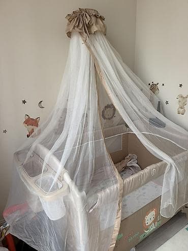 лего кран: Детская кроватка-манеж Coolbaby с комплектом аксессуаров Новая — 1