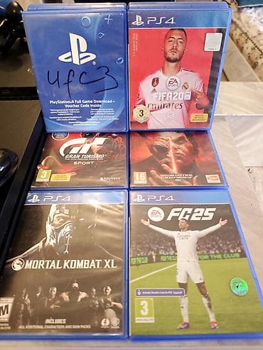 PlayStation 4 (PS4) 500 GB Комплектация: + геймпад - 2 даана + 6 даана