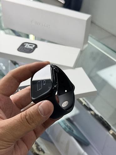 Смарт-часы: ⌚ Apple Watch Series 10, 45 мм (чёрный цвет) 💎 Состояние — почти как — 9