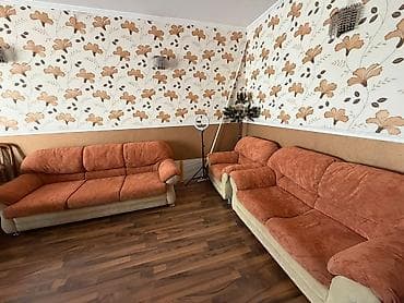 седьмое небо: Кухонный стол и стул, Б/у, цвет - Коричневый — 7