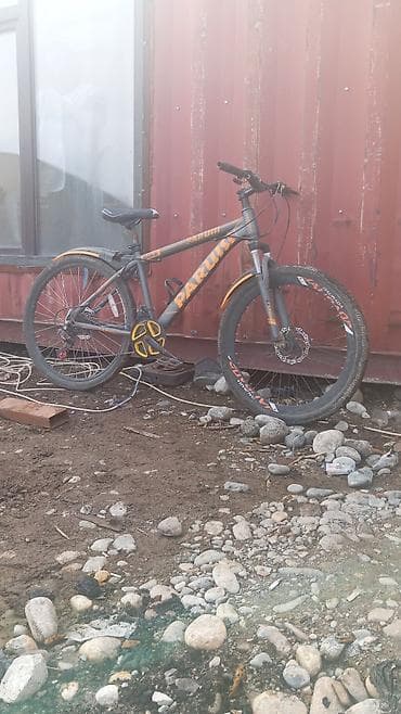 красный велосипед: Горный велосипед PARTYBIKE (надписи на раме: PARTY, SAFUJI/SALFUST — — 1