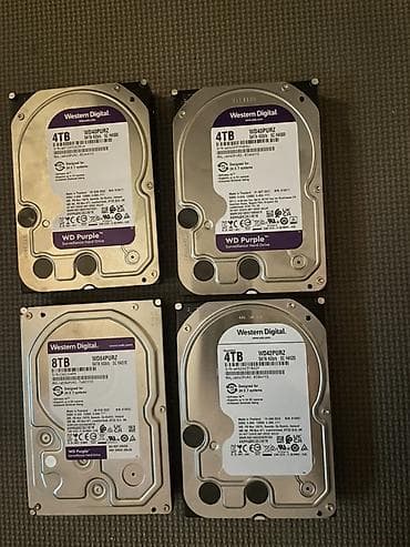 Стол компьютерлери жана комлектөөчүлөр: Новые Жесткие диски Western Digital WD Purple для видеонаблюдения — 1