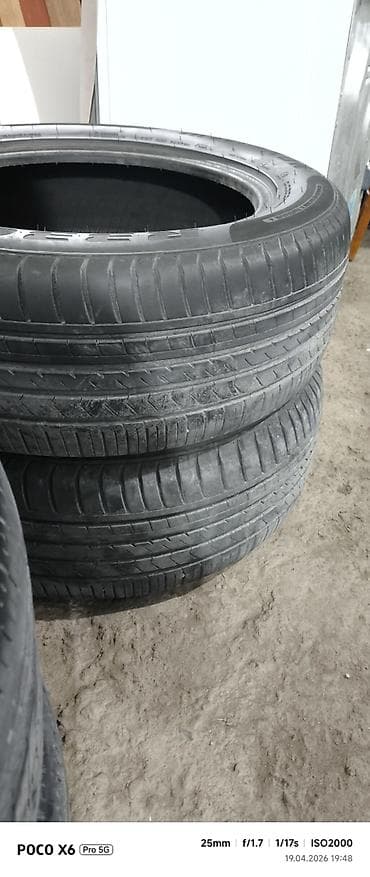 lada 2113: Шины R 17, Лето, Б/у, Комплект, Легковые, Корея, Hankook — 10