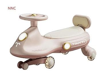 Толокары: Детская каталка-машинка TINNYTI + складной стульчик для кормления — 2