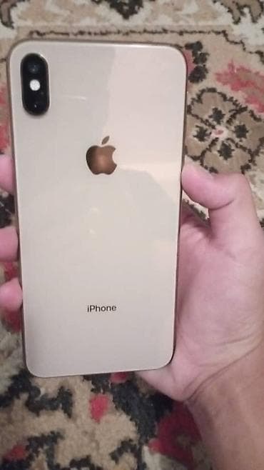 6s iphone: IPhone Xs Max, Б/у, 64 ГБ, Золотой, 100 % — 1
