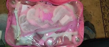 детские ролики для девочек: Детские роликовые коньки-квады в комплекте с защитой и сумкой. - Тип — 3